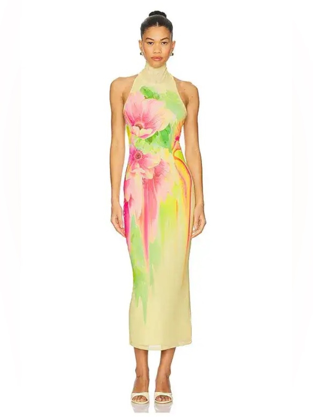 AFRM Olimpia Halterneck Dress Size Large